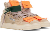 Thumbnail for your product : Off-White Tan 3.0 Off Court Sneakers