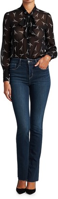 L'Agence Ruth High-Rise Straight Jeans
