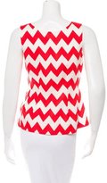 Thumbnail for your product : Kate Spade Chevron Print Tailored Top