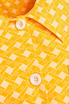 Thumbnail for your product : American Vintage Printed cotton-poplin mini shirt dress