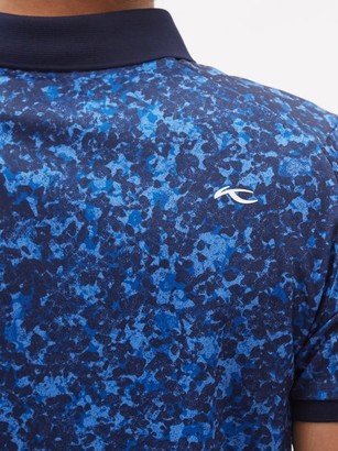 Kjus Spot Printed-jersey Polo Shirt - Navy