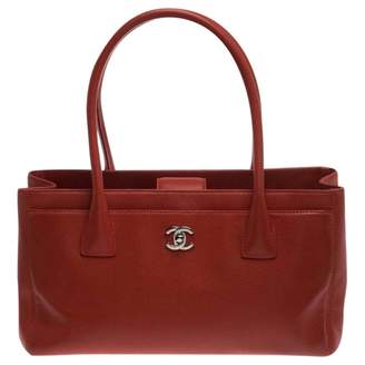 Chanel Executive Orange Leather Handbags