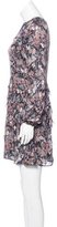 Thumbnail for your product : Valentino Silk Japanese Butterfly Print Dress