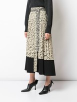 Thumbnail for your product : Proenza Schouler Pleated Animal-Print Skirt