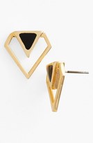 Thumbnail for your product : Rebecca Minkoff 'Enamel Core' Open Blade Stud Earrings