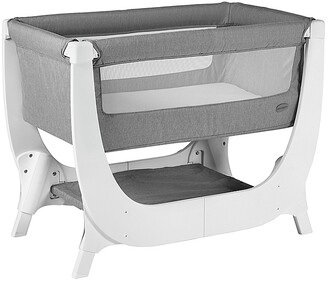 Beaba By Shnuggle Convertible Air Bedside Bassinet In Dove Grey