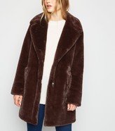 Thumbnail for your product : New Look Faux Fur Longline Coat