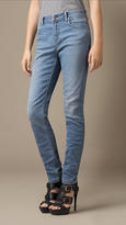 Thumbnail for your product : Burberry Skinny High-Rise Vintage Wash Jeans