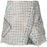 Thumbnail for your product : Faith Connexion Tweed Wrap Skirt