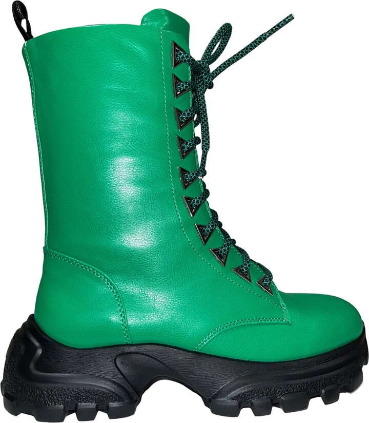DÁrcy Bonnay Trilateral Boot Green ShopStyle