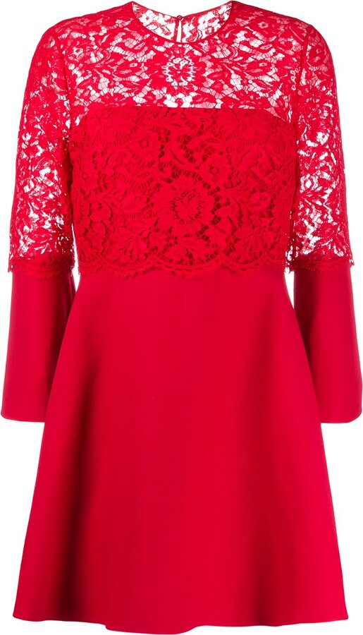 Valentino Red Lace | ShopStyle
