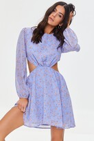 Thumbnail for your product : Forever 21 Floral Print Cutout Mini Dress