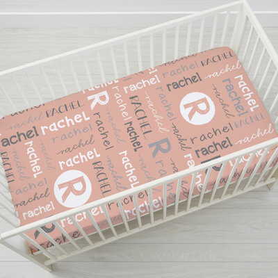 Personalization Mall Youthful Name Personalized Crib Sheet