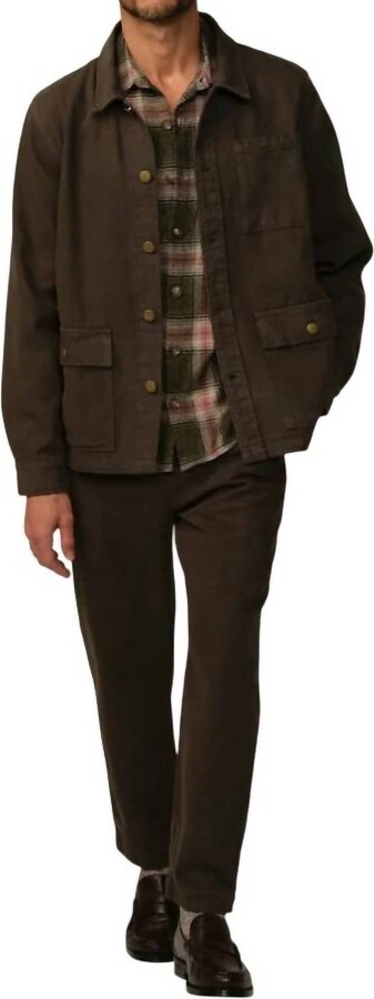 Road to Nowhere Maverick Recycled Cotton Jacket In Shadow