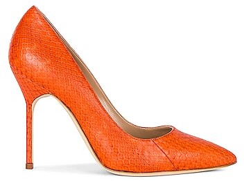 burnt orange stilettos