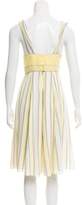 Thumbnail for your product : Proenza Schouler Striped Midi Dress