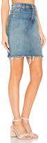 Thumbnail for your product : Mother The Tomcat Mini Fray Skirt.