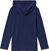 Thumbnail for your product : Lands' End Navy and Multi Stripe Plane Graphic Hoodie