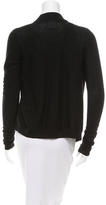 Thumbnail for your product : Givenchy Virgin Wool Draped Cardigan