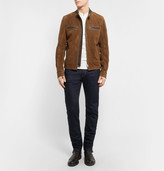Thumbnail for your product : Belstaff Landrake Leather-Trimmed Suede Blouson Jacket