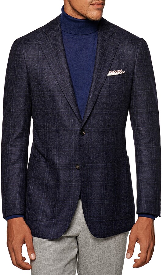 Suitsupply Check Wool Sport Coat ShopStyle