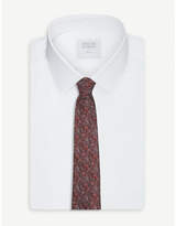 Thumbnail for your product : Lanvin Leaf pattern silk tie