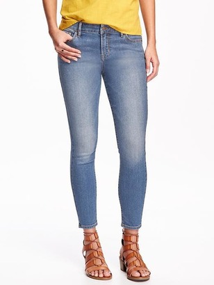 Old Navy Mid-Rise Super Skinny Ankle Jeans