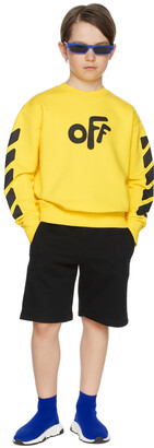Off-White Kids Yellow Arrow Sweatshirt