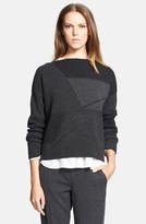 Thumbnail for your product : Vince Abstract Wool & Cashmere Boatneck Sweater