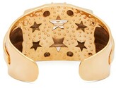 Thumbnail for your product : ATTICO Forza Crystal-embellished Cuff - Gold