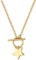 Thumbnail for your product : SEOL + GOLD - Ecoated Sterling Silver Star Charm T Bar Necklace