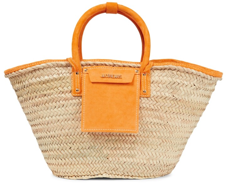 jacquemus large straw bolsa