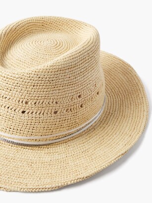 Maison Michel Andre Woven Straw Panama Hat - Natural