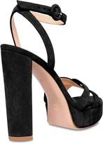 Thumbnail for your product : Gianvito Rossi 120mm Suede Platform Sandals