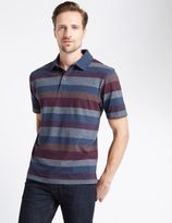 Thumbnail for your product : Marks and Spencer Regular Fit Pure Cotton Striped Polo Shirt