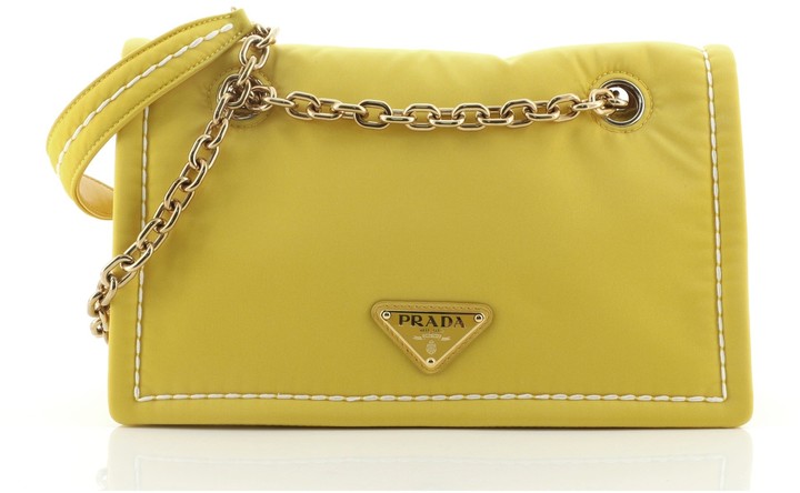 prada bag gold chain