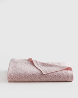 Quince Washable Cashmere Pointelle Baby Blanket