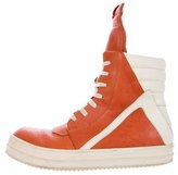 Thumbnail for your product : Rick Owens Geobasket High-Top Sneakers