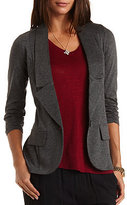 Thumbnail for your product : Charlotte Russe Dropped Waist Boyfriend Blazer