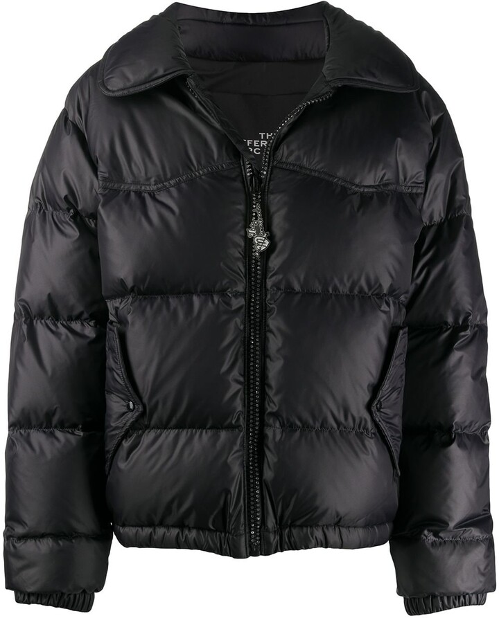 Marc Jacobs Zipped Puffer Jacket - ShopStyle