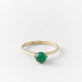 Thumbnail for your product : Saskia Diez emerald solitaire ring