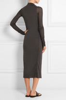 Thumbnail for your product : Rick Owens LILIES stretch-jersey midi dress