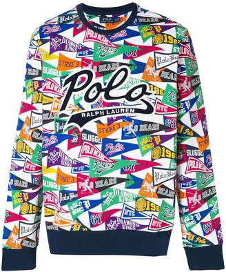 Polo Ralph Lauren all-over logo sweatshirt