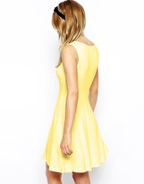Thumbnail for your product : ASOS Sleeveless Skater Dress with Sweetheart Neck