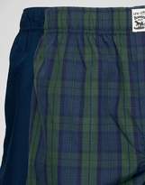 Thumbnail for your product : Levi's Levis Woven Boxers in 2 pack check