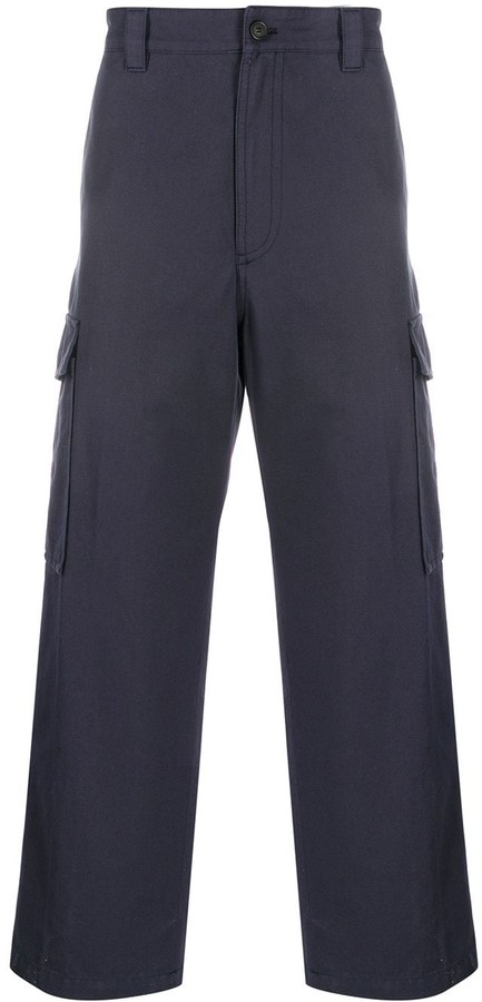 wide leg combat trousers