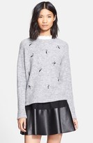 Thumbnail for your product : Mcginn 'Samantha' Ruffle Collar Embellished Sweater