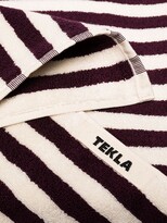Thumbnail for your product : Tekla Purple And White Organic Cotton Towel Set