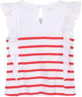 Thumbnail for your product : Catimini Girls Striped Ruffle Top