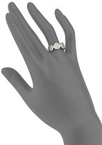Thumbnail for your product : John Hardy Dot Diamond & Sterling Silver Wide Ring